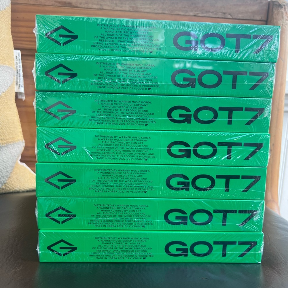 Sealed Got7 Mini Album w/ ktown4u preorder signed print postcard